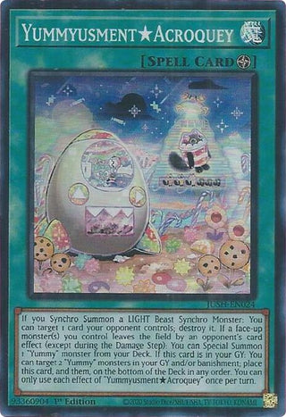 YummyusmentAcroquey (Super Rare) (JUSH-EN024) (Justice Hunters)