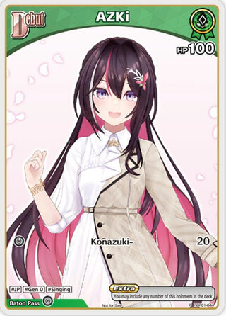 Image for AZKi (P) (hBP01-044) (hBP01-044) (hololive OFFICIAL CARD GAME Promos) - hololive OFFICIAL CARD GAME