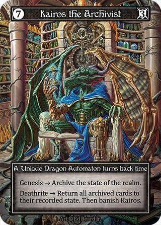 Image for Kairos the Archivist (Foil) (Dragonlord) - Sorcery: Contested Realm