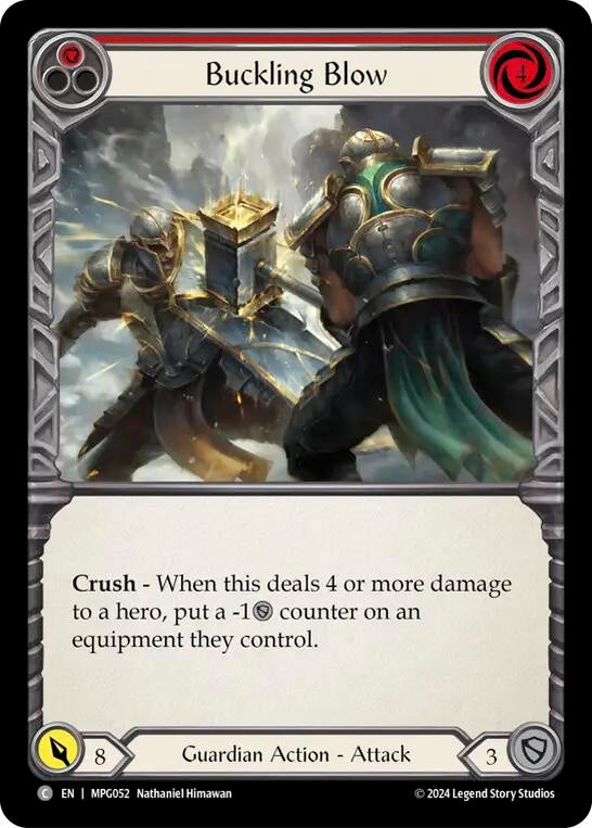 Buckling Blow (Red) (MPG052) (Mastery Pack Guardian)