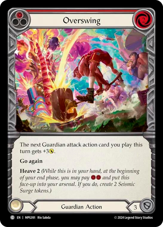 Overswing (Red) (MPG091) (Mastery Pack Guardian)