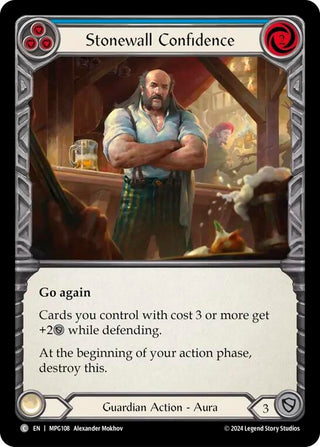 Stonewall Confidence (Blue) (MPG108) (Mastery Pack Guardian)