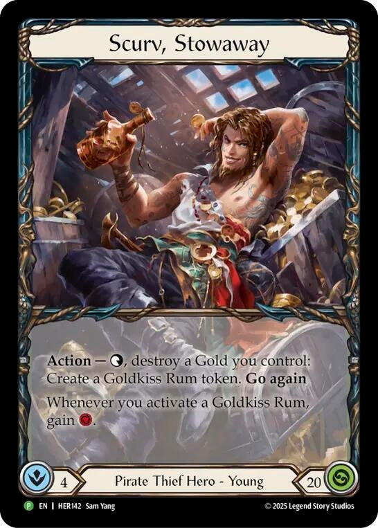 Image for Scurv, Stowaway - HER142 (HER142) (Flesh and Blood: Promo Cards) - Flesh and Blood TCG