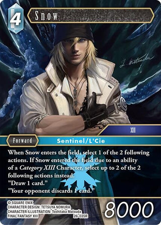 Snow (26-035R) (Gunslinger in the Abyss)