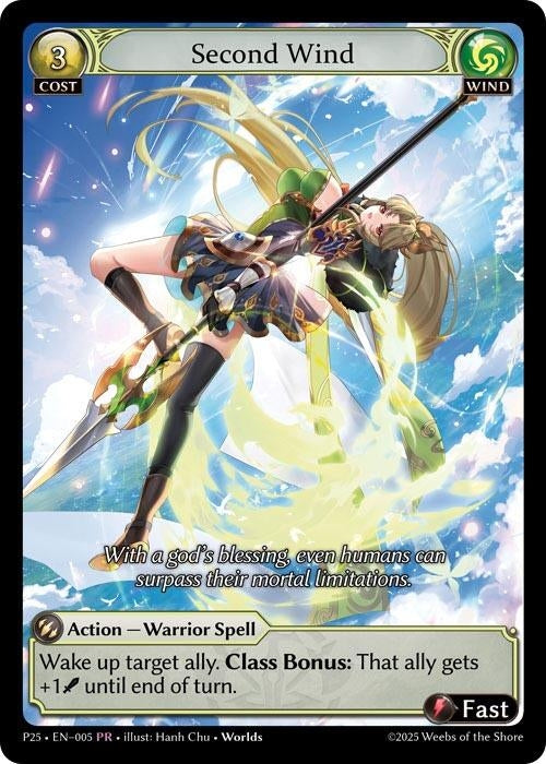 Image for Second Wind (005) (Promotional Cards) - Grand Archive TCG