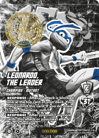 Image for Leonardo, the Leader (Serial Numbered) (TMNT01 1/8) (Teenage Mutant Ninja Turtles) - UniVersus