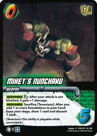 Mikey's Nunchaku (TMNT01 16/186) (Teenage Mutant Ninja Turtles)
