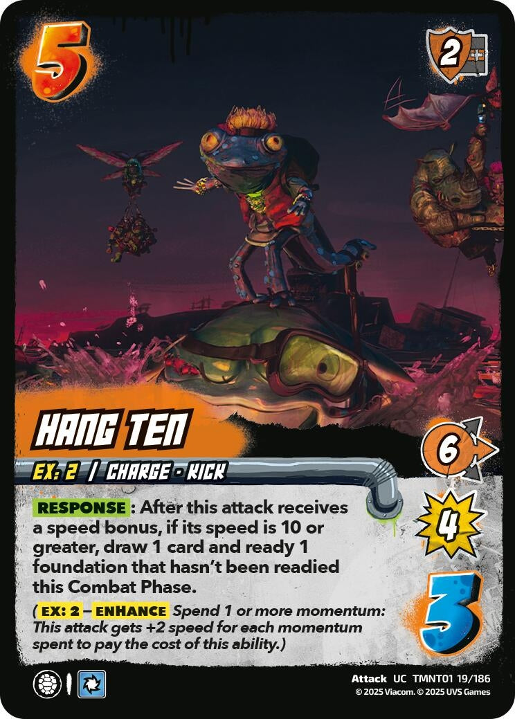 Hang Ten (TMNT01 19/186) (Teenage Mutant Ninja Turtles)