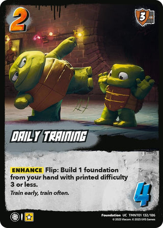 Daily Training (TMNT01 132/186) (Teenage Mutant Ninja Turtles)