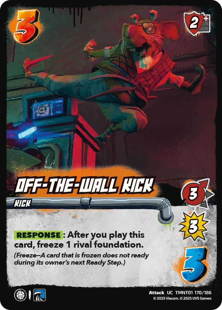Off-the-Wall Kick (TMNT01 170/186) (Teenage Mutant Ninja Turtles)