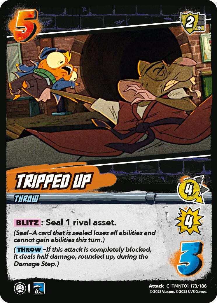 Tripped Up (TMNT01 173/186) (Teenage Mutant Ninja Turtles)