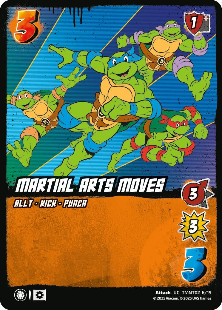 Image for Martial Arts Moves (TMNT02) (TMNT02 6/19) (Teenage Mutant Ninja Turtles) - UniVersus
