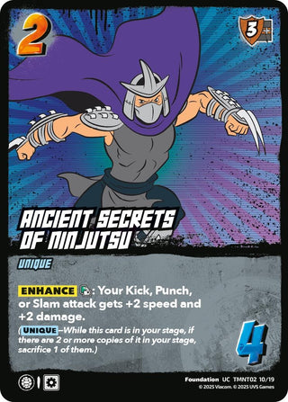 Image for Ancient Secrets of Ninjutsu (TMNT02) (TMNT02 10/19) (Teenage Mutant Ninja Turtles) - UniVersus