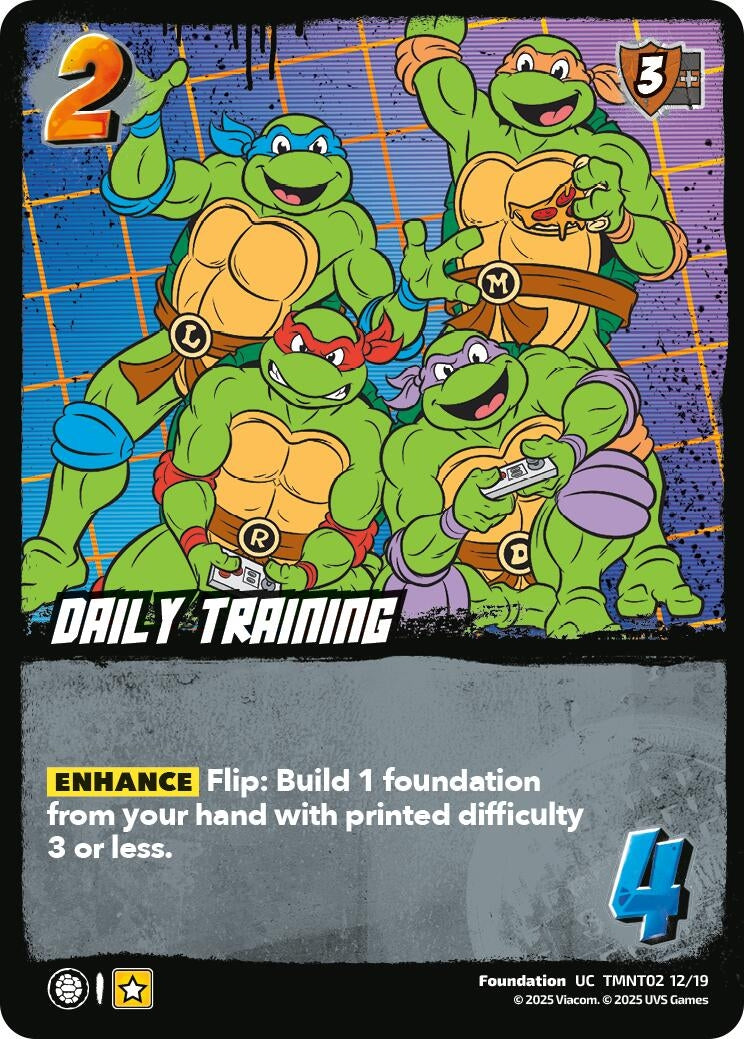 Image for Daily Training (TMNT02) (TMNT02 12/19) (Teenage Mutant Ninja Turtles) - UniVersus