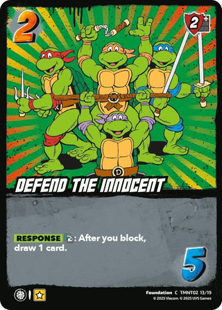 Image for Defend the Innocent (TMNT02) (TMNT02 13/19) (Teenage Mutant Ninja Turtles) - UniVersus