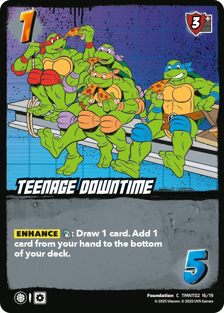Image for Teenage Downtime (TMNT02) (TMNT02 16/19) (Teenage Mutant Ninja Turtles) - UniVersus