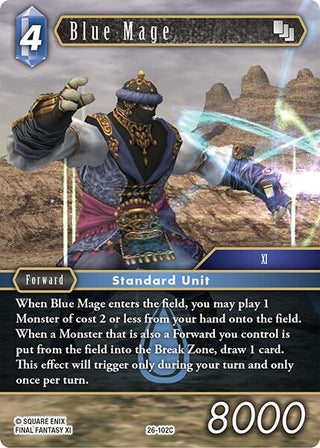 Image for Blue Mage (26-102C) (Gunslinger in the Abyss) - Final Fantasy TCG