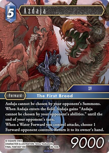 Image for Azdaja (26-103L) (Gunslinger in the Abyss) - Final Fantasy TCG