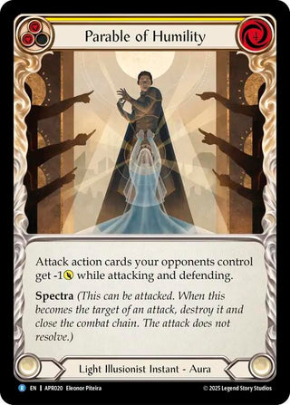 Image for Parable of Humility (APR020) (Armory Deck: Legends Prism) - Flesh and Blood TCG