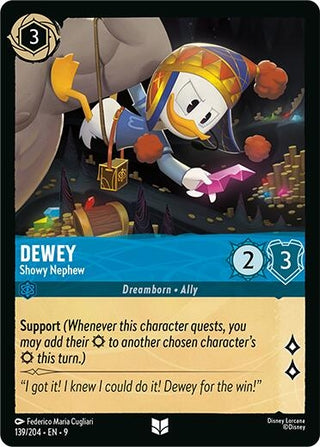 Image for Dewey - Showy Nephew (139/204) (Fabled) - Disney Lorcana
