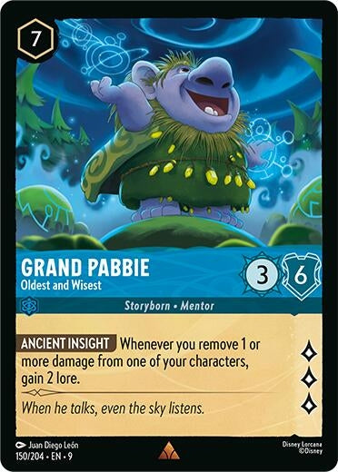 Image for Grand Pabbie - Oldest and Wisest (150/204) (Fabled) - Disney Lorcana