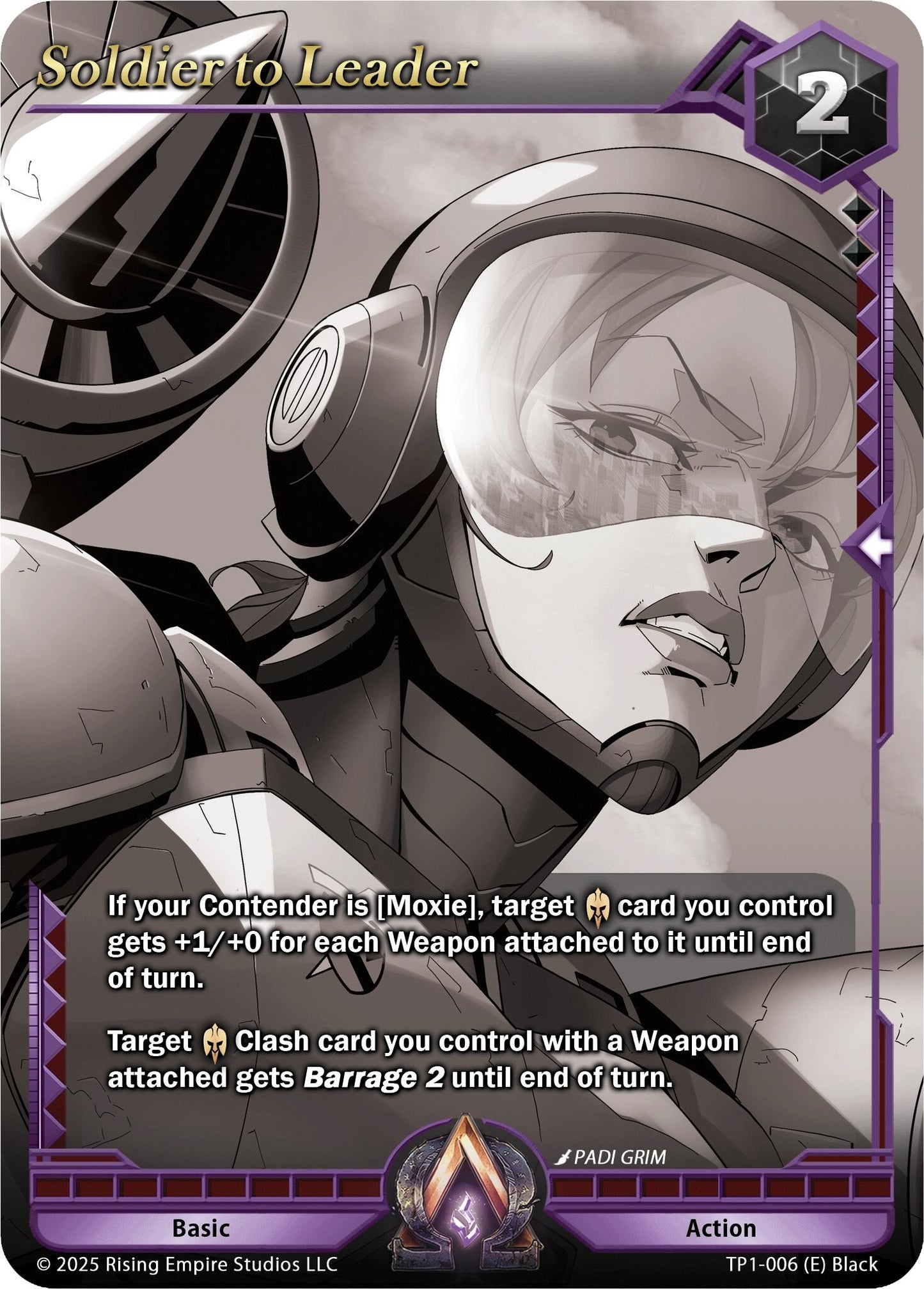 Image for Soldier to Leader (Monochrome) (TP1-006) (Spoils of the Forgotten) - Alpha Clash