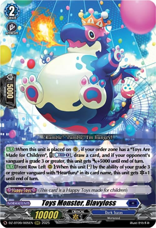 Image for Toys Monster, Blavyloss (DZ-BT09/005EN) (DZ-BT09: Super Brave Detonation) - Cardfight Vanguard