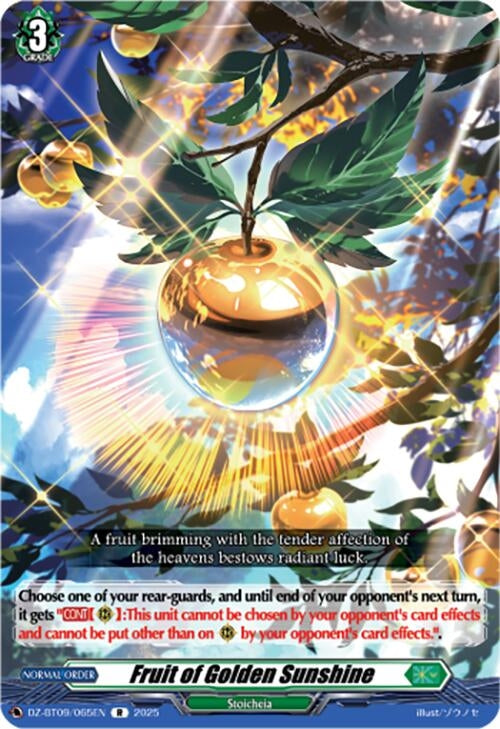 Image for Fruit of Golden Sunshine (DZ-BT09/065EN) (DZ-BT09: Super Brave Detonation) - Cardfight Vanguard