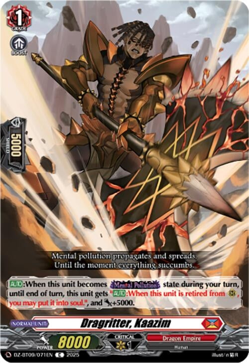Image for Dragritter, Kaazim (DZ-BT09/071EN) (DZ-BT09: Super Brave Detonation) - Cardfight Vanguard