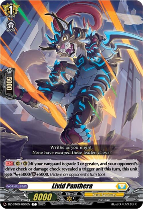Image for Livid Panthera (DZ-BT09/096EN) (DZ-BT09: Super Brave Detonation) - Cardfight Vanguard