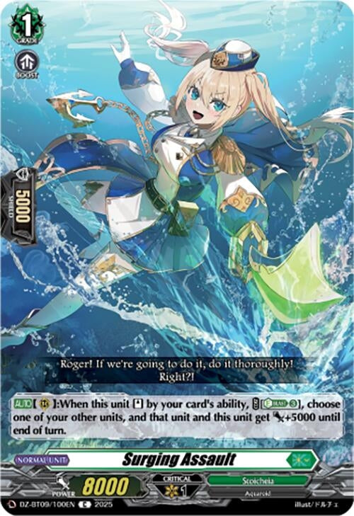 Image for Surging Assault (DZ-BT09/100EN) (DZ-BT09: Super Brave Detonation) - Cardfight Vanguard