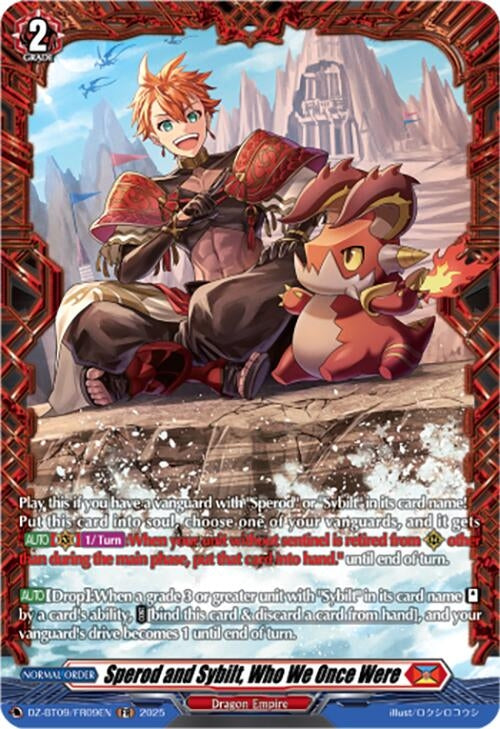 Image for Sperod and Sybilt, Who We Once Were (FR) (DZ-BT09/FR09EN) (DZ-BT09: Super Brave Detonation) - Cardfight Vanguard