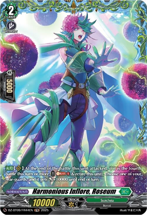 Image for Harmonious Inflore, Roseum (FR) (DZ-BT09/FR44EN) (DZ-BT09: Super Brave Detonation) - Cardfight Vanguard