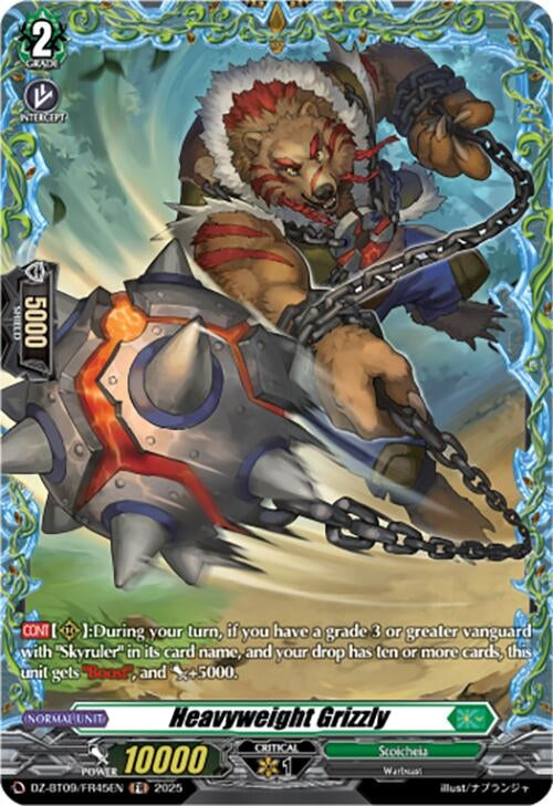 Image for Heavyweight Grizzly (FR) (DZ-BT09/FR45EN) (DZ-BT09: Super Brave Detonation) - Cardfight Vanguard