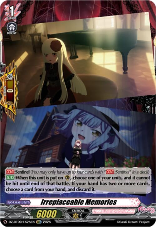 Image for Irreplaceable Memories (EXC) (EX25EN) (DZ-BT09/EX25EN) (DZ-BT09: Super Brave Detonation) - Cardfight Vanguard
