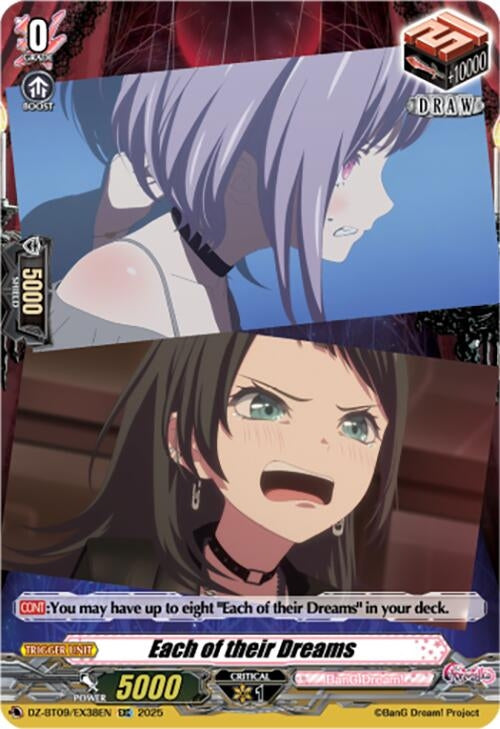 Image for Each of their Dreams (EXC) (DZ-BT09/EX38EN) (DZ-BT09/EX38EN) (DZ-BT09: Super Brave Detonation) - Cardfight Vanguard