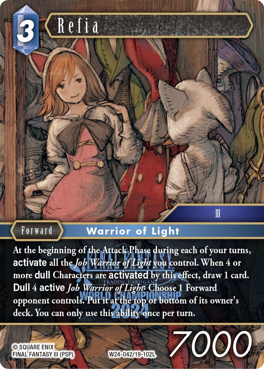 Image for Refia (W24-042/19-102L) (World Champion Decks 2024) - Final Fantasy TCG