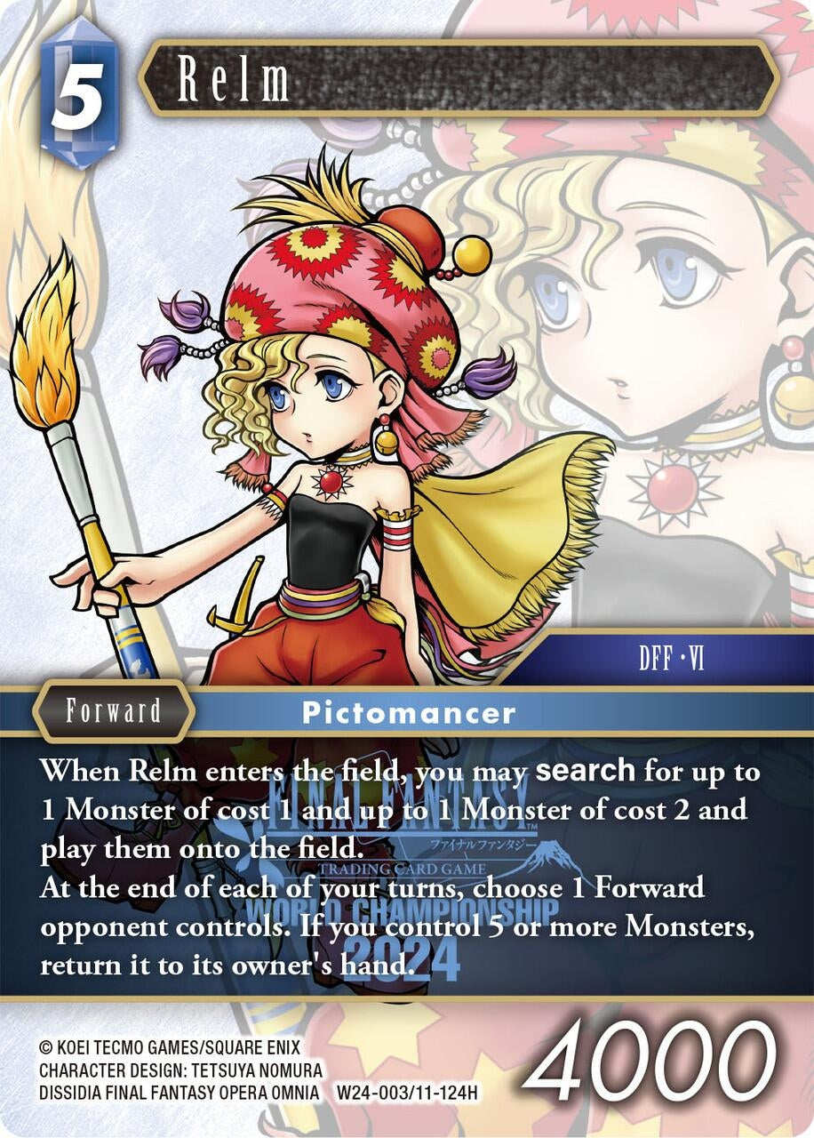 Image for Relm (W24-003/11-124H) (World Champion Decks 2024) - Final Fantasy TCG