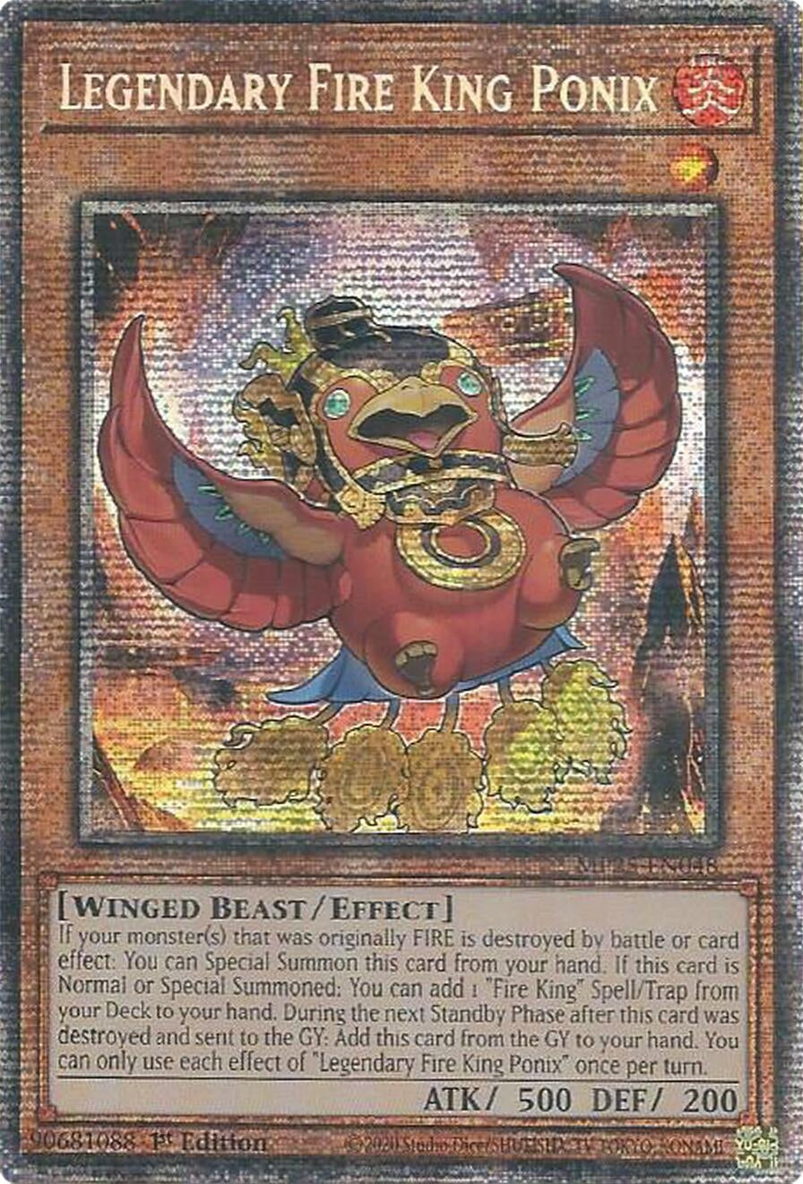 Legendary Fire King Ponix (MP25-EN048) (2025 Mega-Pack)