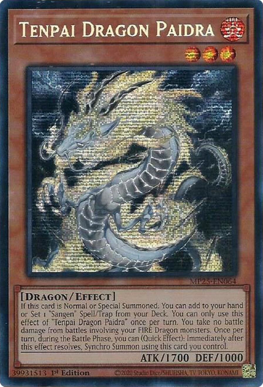 Image for Tenpai Dragon Paidra (MP25-EN064) (2025 Mega-Pack) - YuGiOh