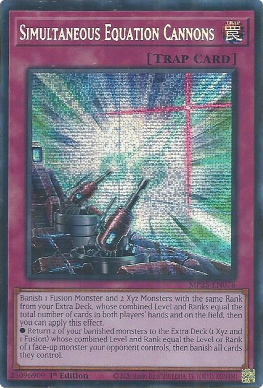 Simultaneous Equation Cannons (MP25-EN076) (2025 Mega-Pack)