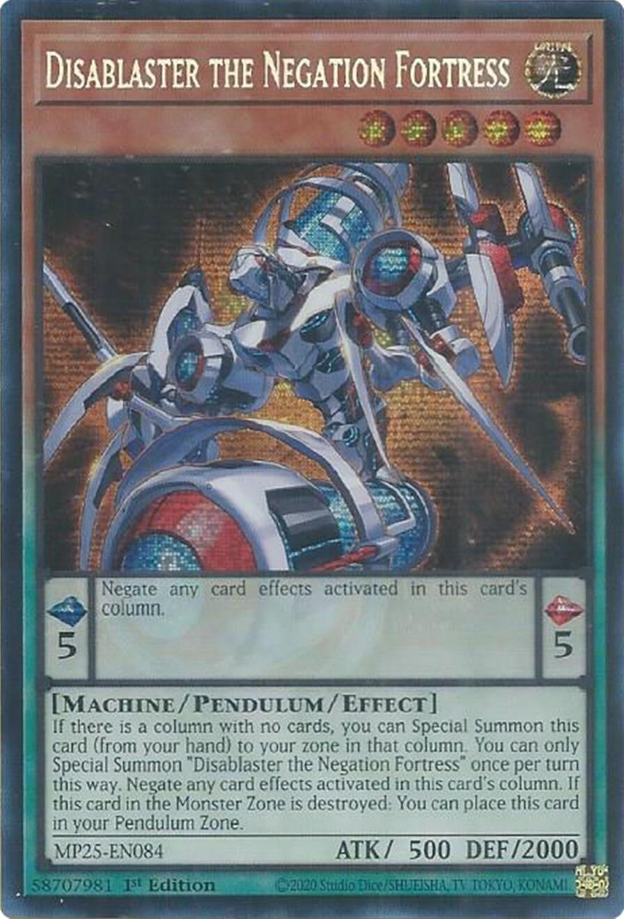 Disablaster the Negation Fortress (MP25-EN084) (2025 Mega-Pack)