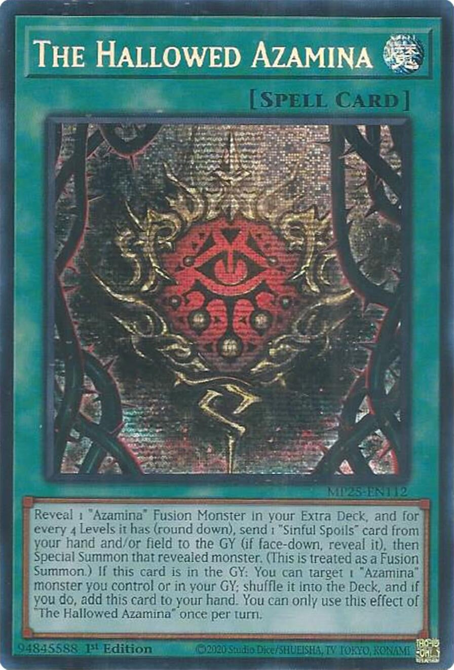 The Hallowed Azamina (MP25-EN112) (2025 Mega-Pack)