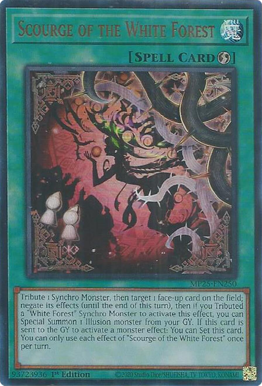 Image for Scourge of the White Forest (MP25-EN250) (2025 Mega-Pack) - YuGiOh
