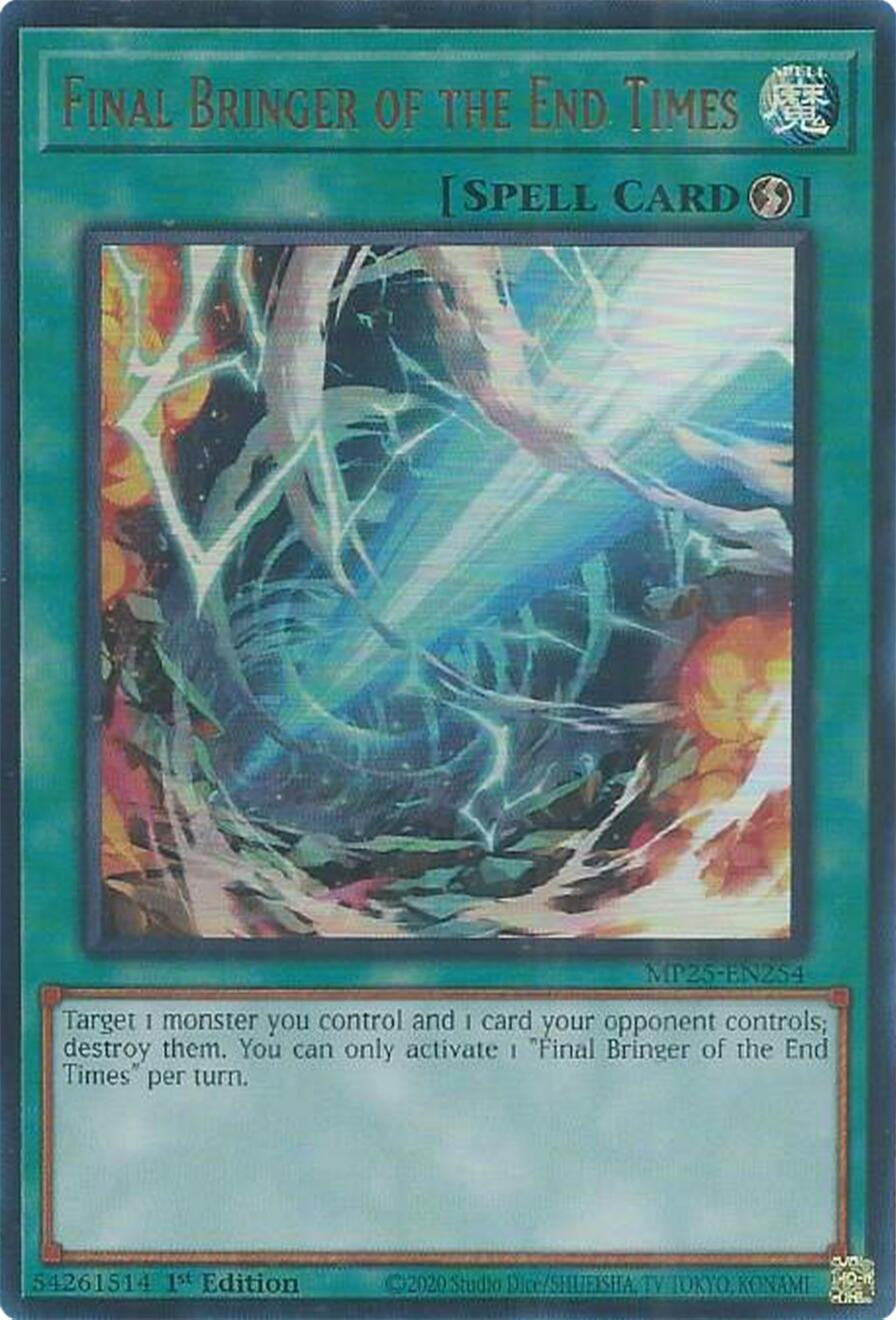 Image for Final Bringer of the End Times (MP25-EN254) (2025 Mega-Pack) - YuGiOh