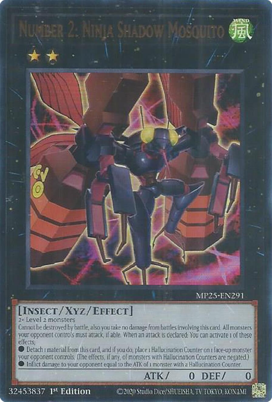 Number 2: Ninja Shadow Mosquito (MP25-EN291) (2025 Mega-Pack)