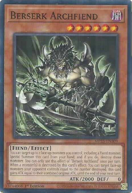 Image for Berserk Archfiend (MP25-EN309) (2025 Mega-Pack) - YuGiOh