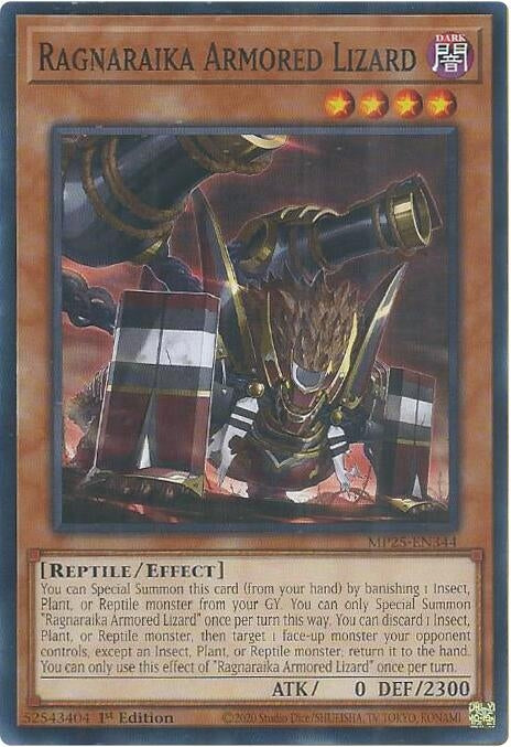 Ragnaraika Armored Lizard (MP25-EN344) (2025 Mega-Pack)