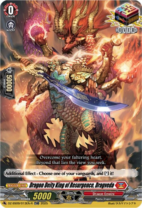 Image for Dragon Deity King of Resurgence, Dragveda (TDR) (DZ-SS09/013EN-R) (DZ-SS09: Zero Tendo Start Deck) - Cardfight Vanguard