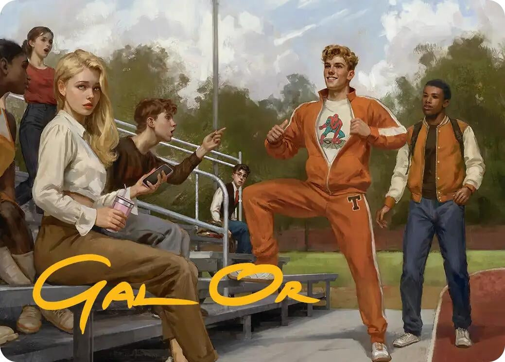 Flash Thompson, Spider-Fan Art Card (Gold-Stamped Signature) (1) {Art Series: Marvel's Spider-Man}